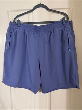 Tek Gear Lavender Athletic Shorts with Elastic Waist